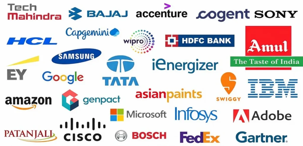 Placement Support Across Leading Companies